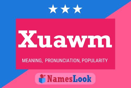 ملصق اسم Xuawm