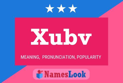 ملصق اسم Xubv