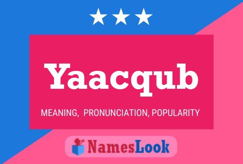 ملصق اسم Yaacqub