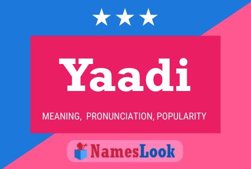 ملصق اسم Yaadi