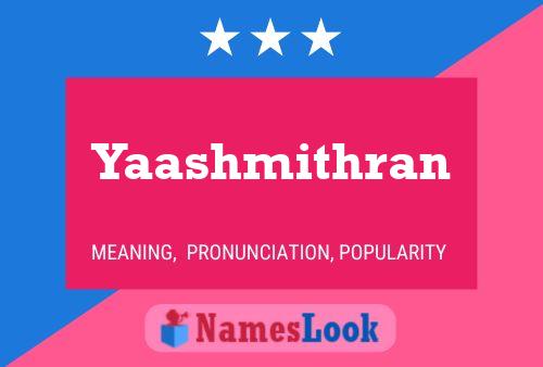 ملصق اسم Yaashmithran