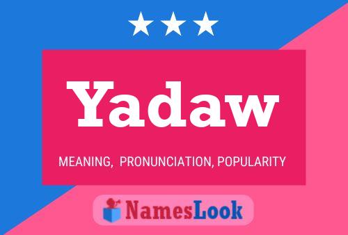 ملصق اسم Yadaw