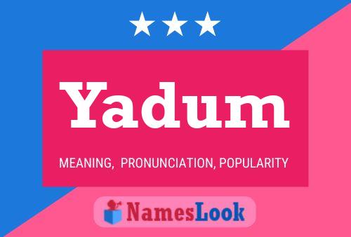 ملصق اسم Yadum