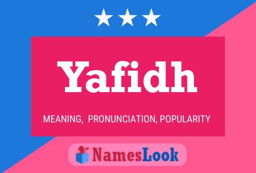 ملصق اسم Yafidh