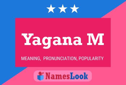 ملصق اسم Yagana M