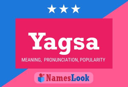 ملصق اسم Yagsa