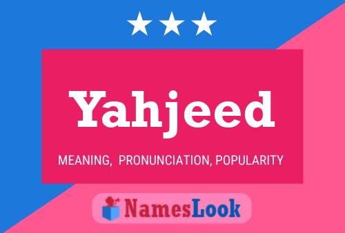 ملصق اسم Yahjeed