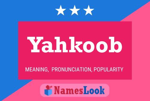 ملصق اسم Yahkoob