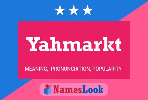 ملصق اسم Yahmarkt