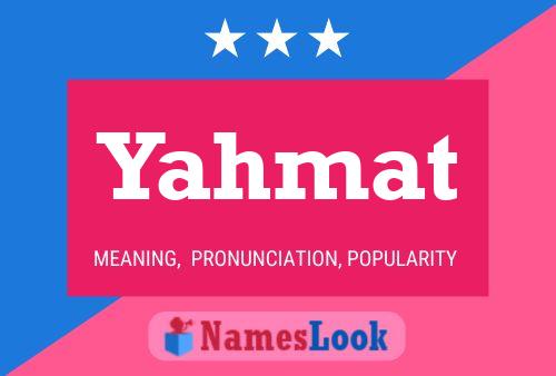 ملصق اسم Yahmat