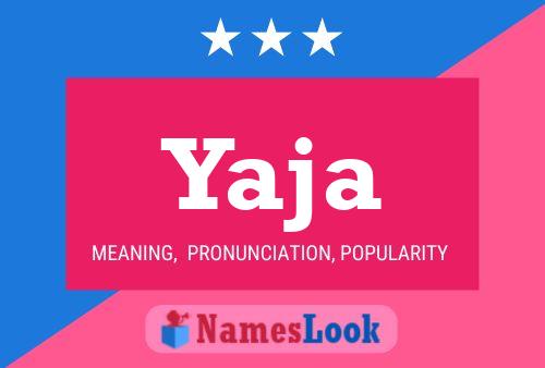 ملصق اسم Yaja