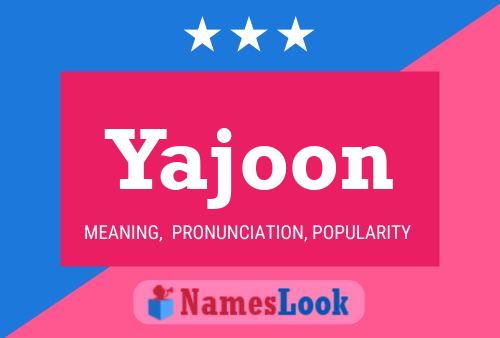 ملصق اسم Yajoon