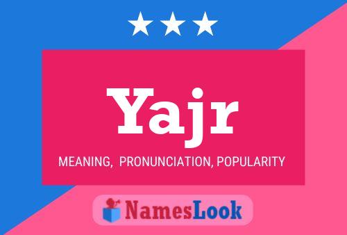 ملصق اسم Yajr