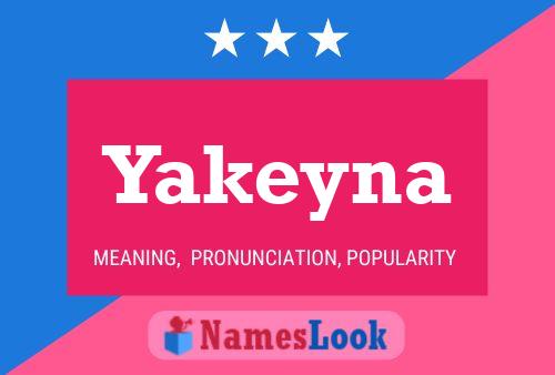 ملصق اسم Yakeyna