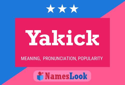 ملصق اسم Yakick