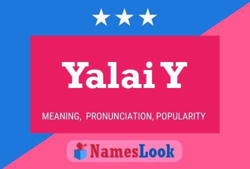 ملصق اسم Yalai Y