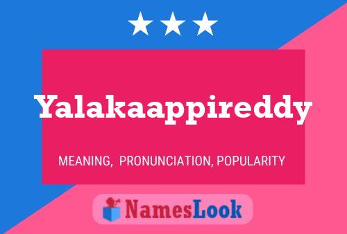 ملصق اسم Yalakaappireddy