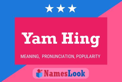 ملصق اسم Yam Hing