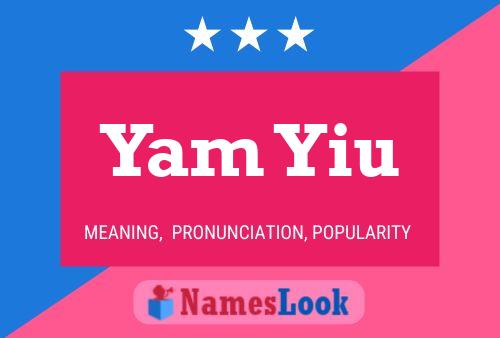 ملصق اسم Yam Yiu