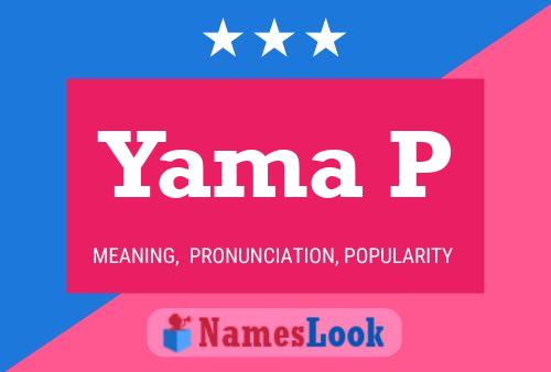 ملصق اسم Yama P