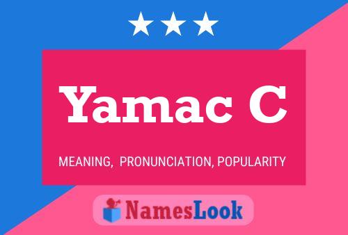 ملصق اسم Yamac C