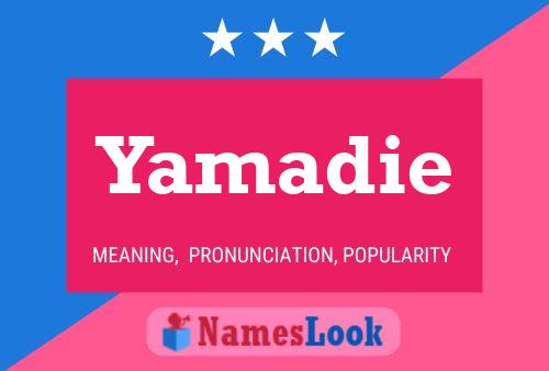 ملصق اسم Yamadie