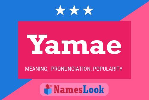 ملصق اسم Yamae