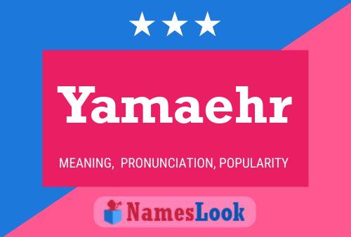 ملصق اسم Yamaehr