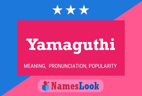 ملصق اسم Yamaguthi