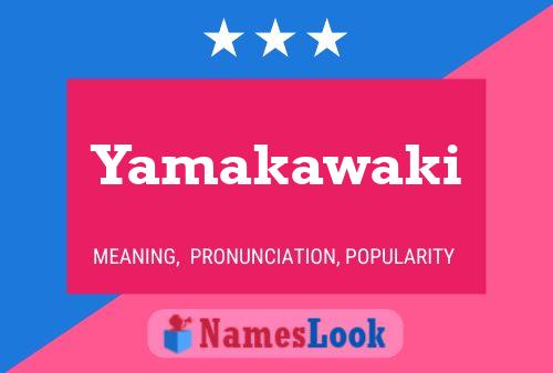 ملصق اسم Yamakawaki