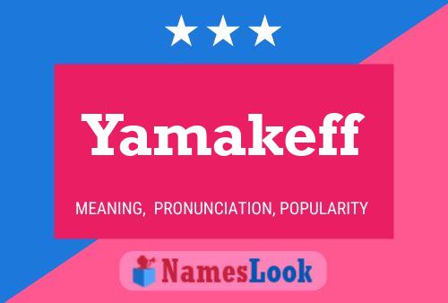 ملصق اسم Yamakeff