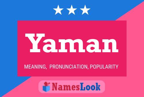 ملصق اسم Yaman