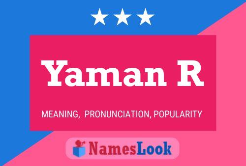 ملصق اسم Yaman R