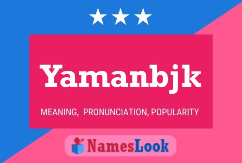 ملصق اسم Yamanbjk