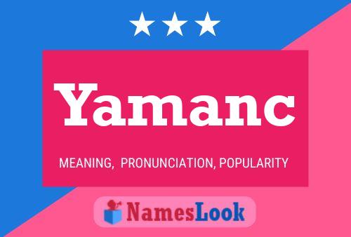 ملصق اسم Yamanc