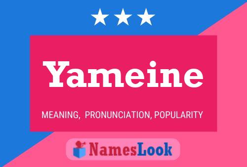 ملصق اسم Yameine