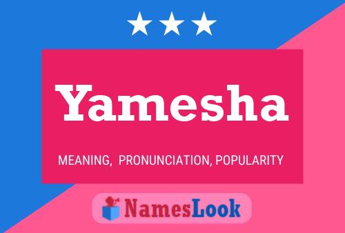 ملصق اسم Yamesha