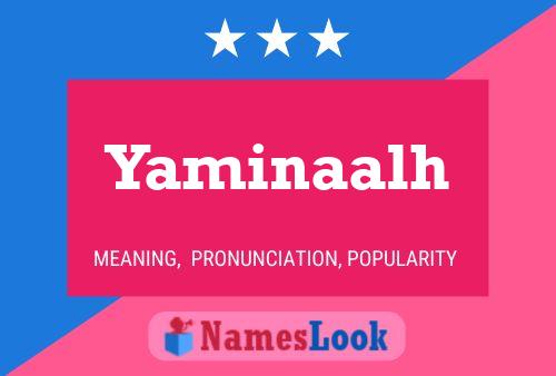 ملصق اسم Yaminaalh