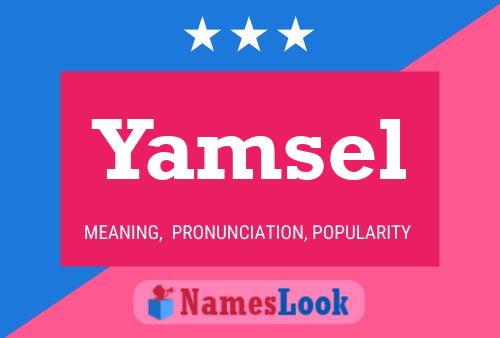 ملصق اسم Yamsel