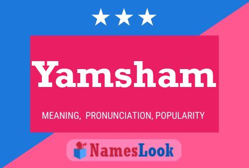 ملصق اسم Yamsham