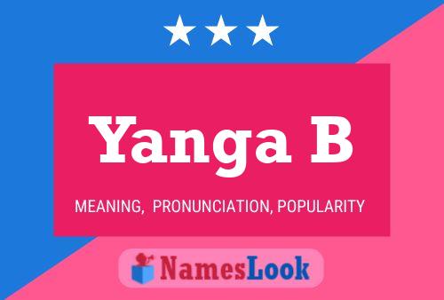 ملصق اسم Yanga B