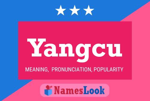 ملصق اسم Yangcu