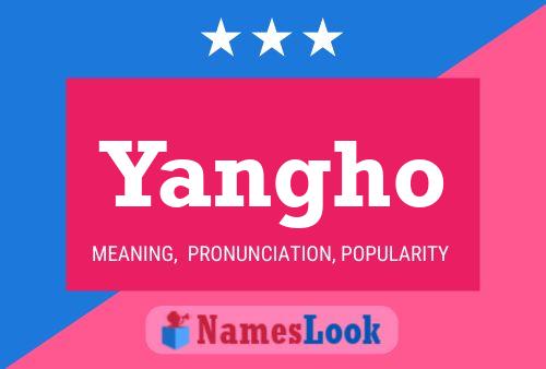 ملصق اسم Yangho