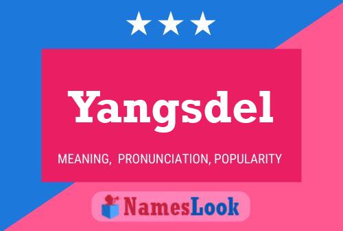 ملصق اسم Yangsdel