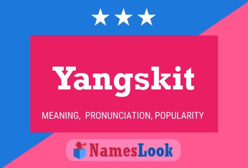 ملصق اسم Yangskit