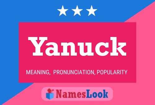 ملصق اسم Yanuck