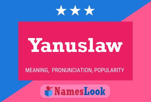 ملصق اسم Yanuslaw