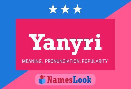 ملصق اسم Yanyri