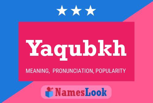 ملصق اسم Yaqubkh