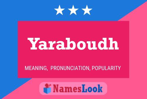 ملصق اسم Yaraboudh